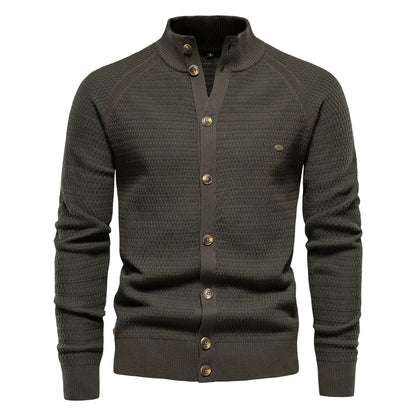 Werner Vest | Heren Gebreid Knoopvest voor Winterdagen