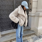 Belicia Jas | Dames Herfst Oversized Jas van Imitatiebont
