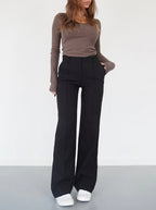 Dames Aansluitende Wijde Broek Montarello SculptFit