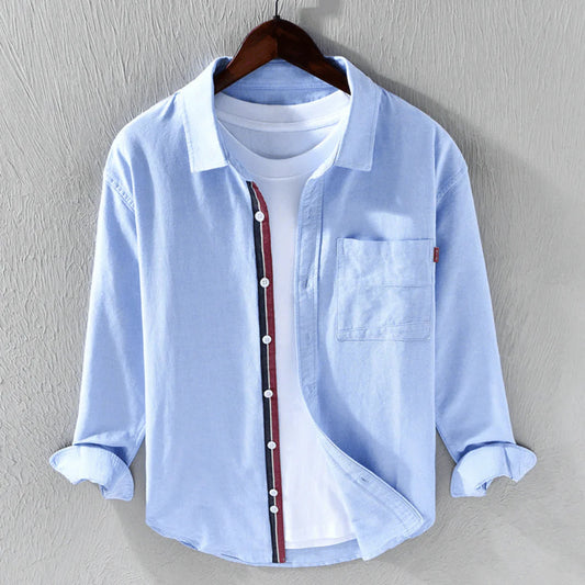 Lonnie Overhemd | Heren Casual Lange Mouw Overhemd