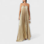 Women's Floral Print Maxi Dress with Sweetheart Neckline