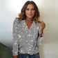 Queren Trui | Dames V-Hals Glitter Trui