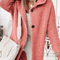 Waldaine Vest | Gebreid Vest met Knoopsluiting en Capuchon