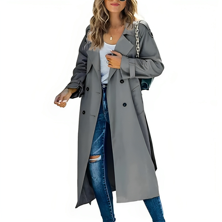 Osma Jas | Elegante Dubbelzijdige Trenchcoat