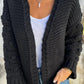 Wendey Vest | Gebreide Lange Mouwen Vest
