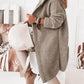 Waldaine Vest | Gebreid Vest met Knoopsluiting en Capuchon