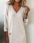 Dames Comfortabele Midi Jurk