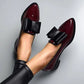Unyke Loafers | Vrouwen Glimmend Leren Loafers