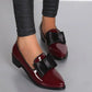 Unyke Loafers | Vrouwen Glimmend Leren Loafers