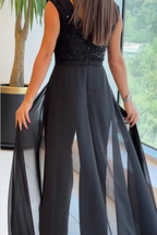 Dames Mouwloze Jumpsuit Klassiek
