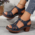 Dames Blokhak Sandalen met Demping