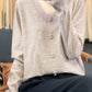 Wrenda-Lynn Trui | Casual V-hals Gebreide Trui