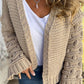 Wendey Vest | Gebreide Lange Mouwen Vest