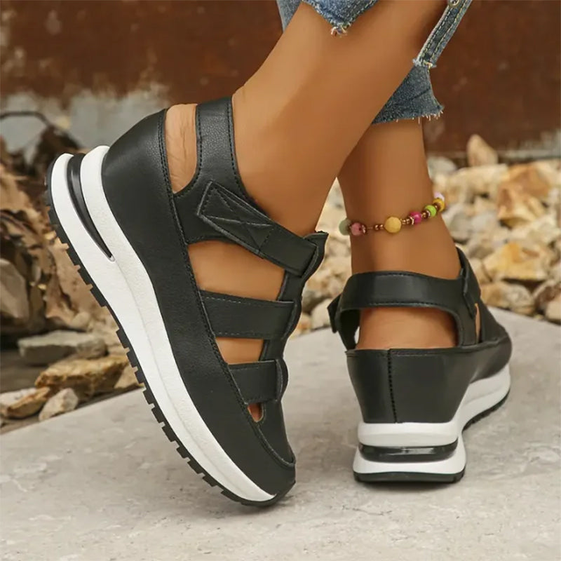 Dames Gesloten Teen Sandalen met Bandjes