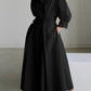 Vicki Jurk | Dames Herfst Elegante Maxi Jurk met Zwierige Pasvorm