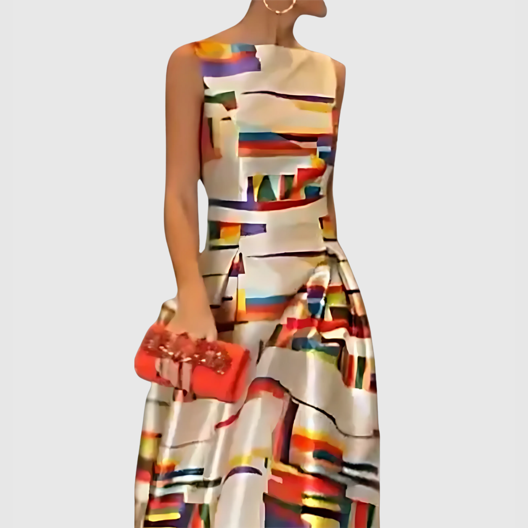 Dames Tijdloze Elegante Maxi Jurk