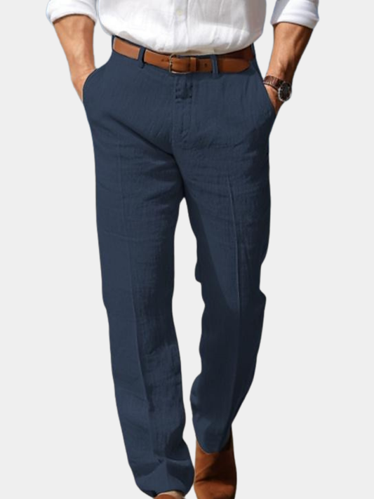 Men's Linen Trousers Summer Fit