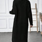 Phemie Jurk | Knusse Asymmetrische Gebreide Trui Jurk