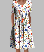 Dames Elegante Midi Jurk