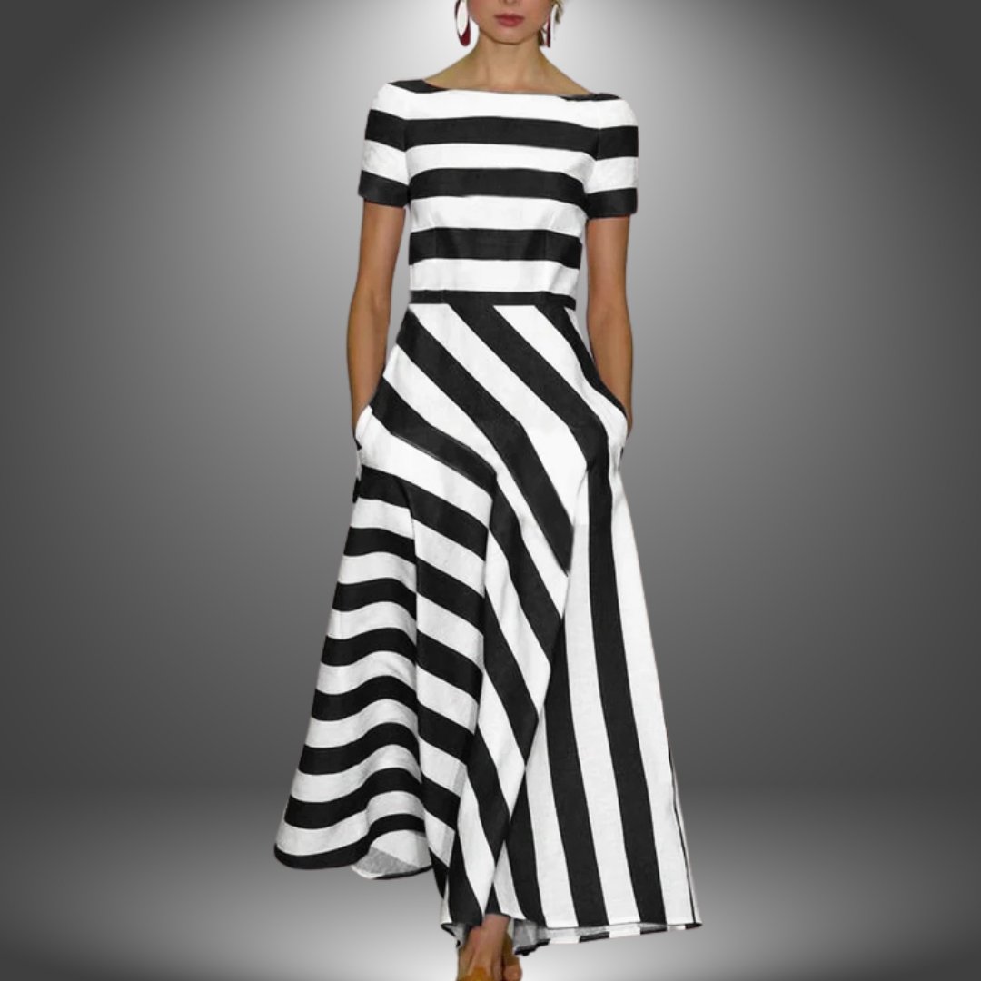 Women's Striped Maxi Dress