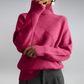 Trissy Trui | Vrouwen patroon turtleneck trui