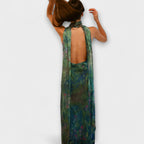 Dames Maxi Jurk met Iris Print