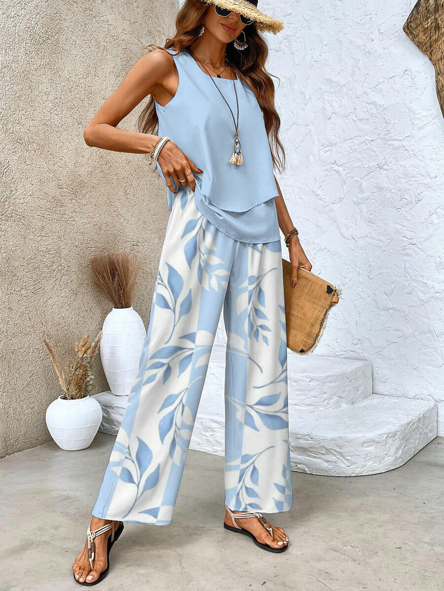 Dames Elegante Twee Delige Zomer Set