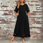 Dames Buikcorrigerende Midi Jurk Elegant