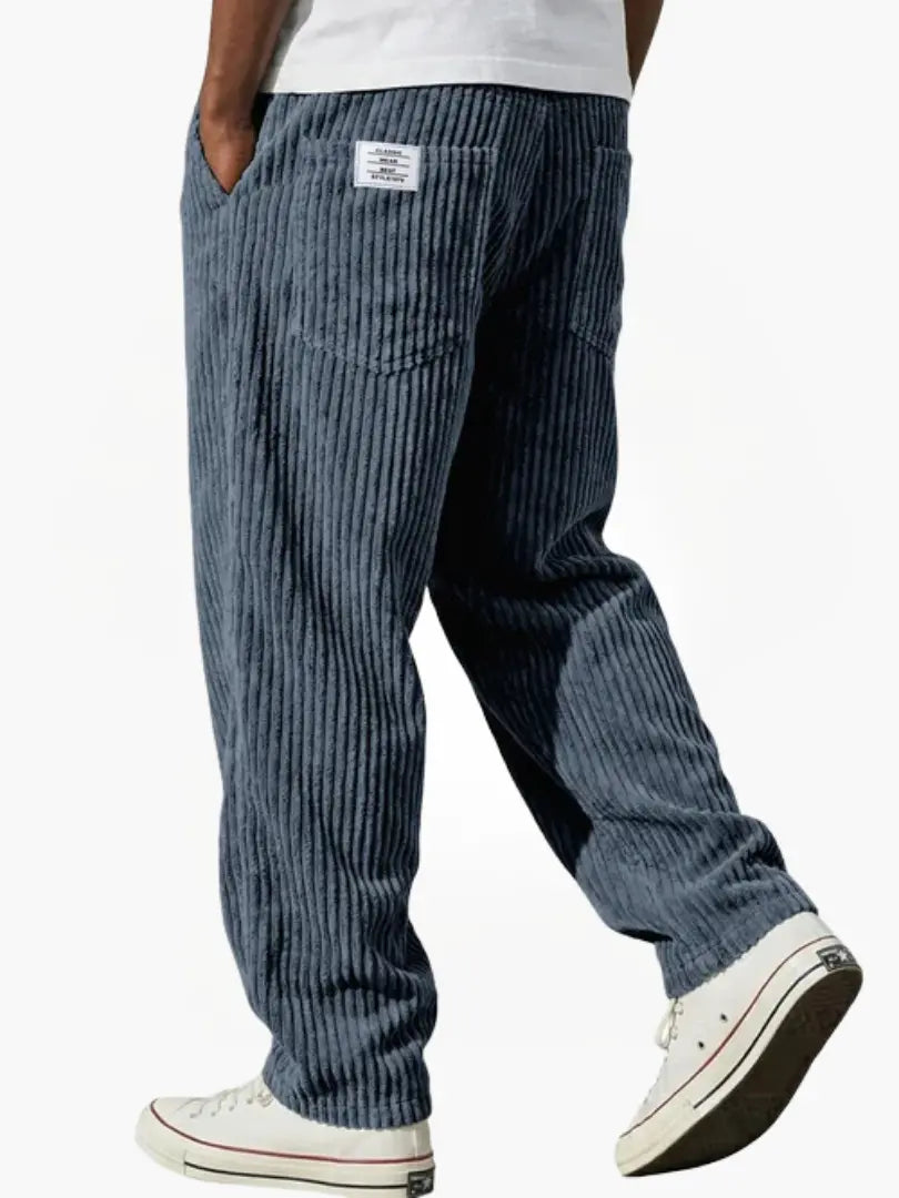 Heren Casual Corduroy Broek Montarello