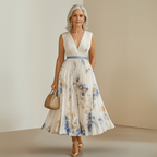 Dames Maxi Jurk Mouwloos Zomer