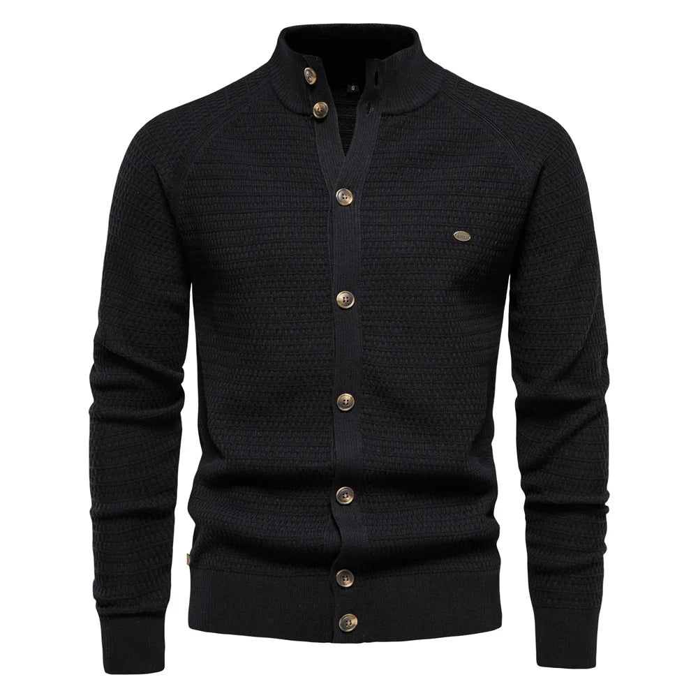 Werner Vest | Heren Gebreid Knoopvest voor Winterdagen