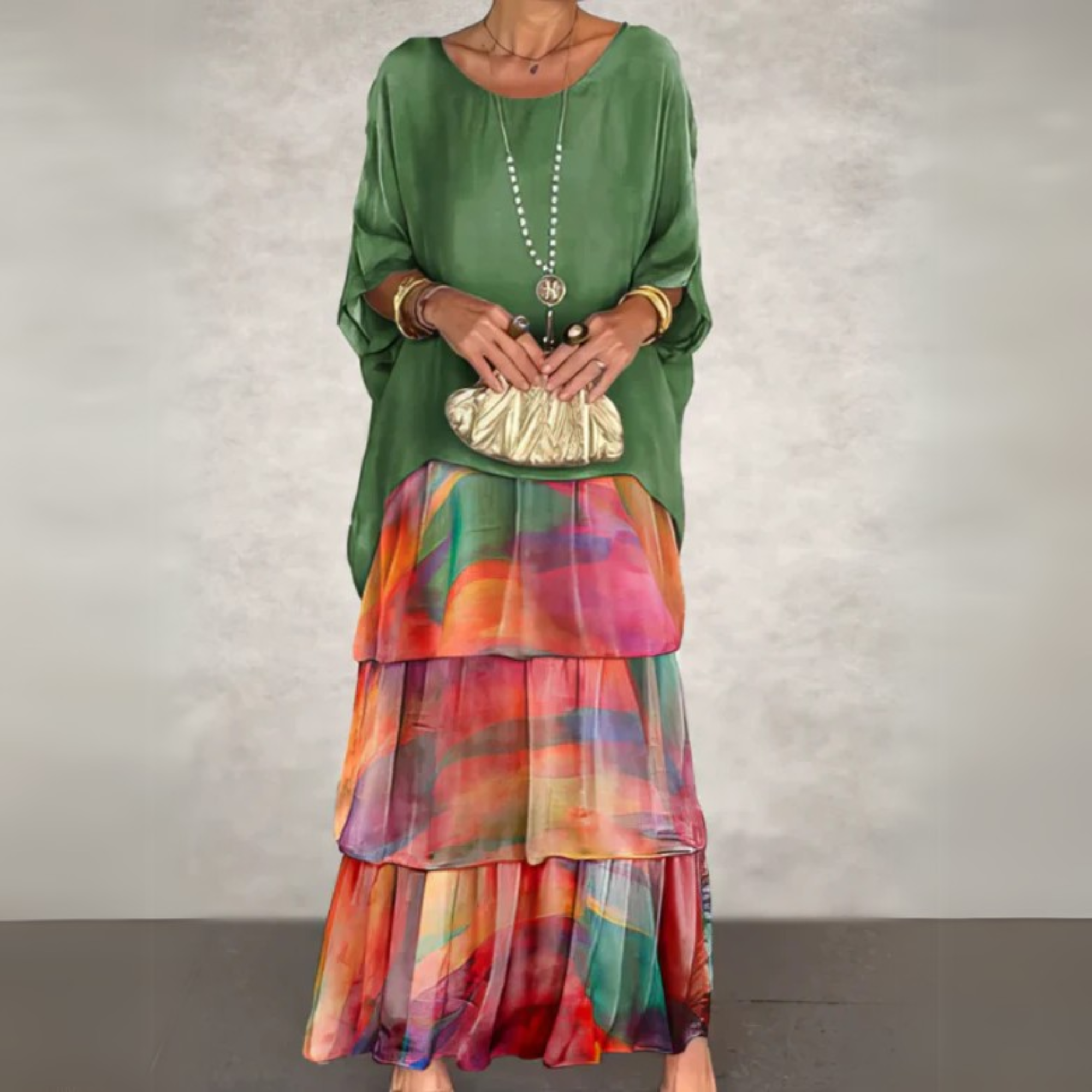 Dames Elegante Lange Maxi Jurk