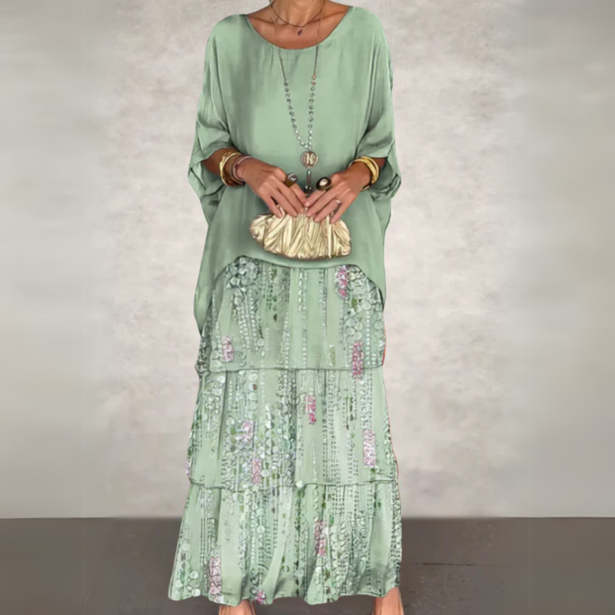 Dames Elegante Lange Maxi Jurk