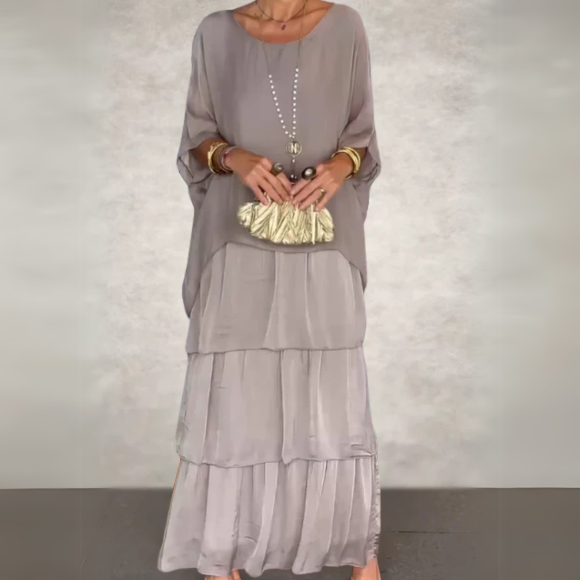 Dames Elegante Lange Maxi Jurk