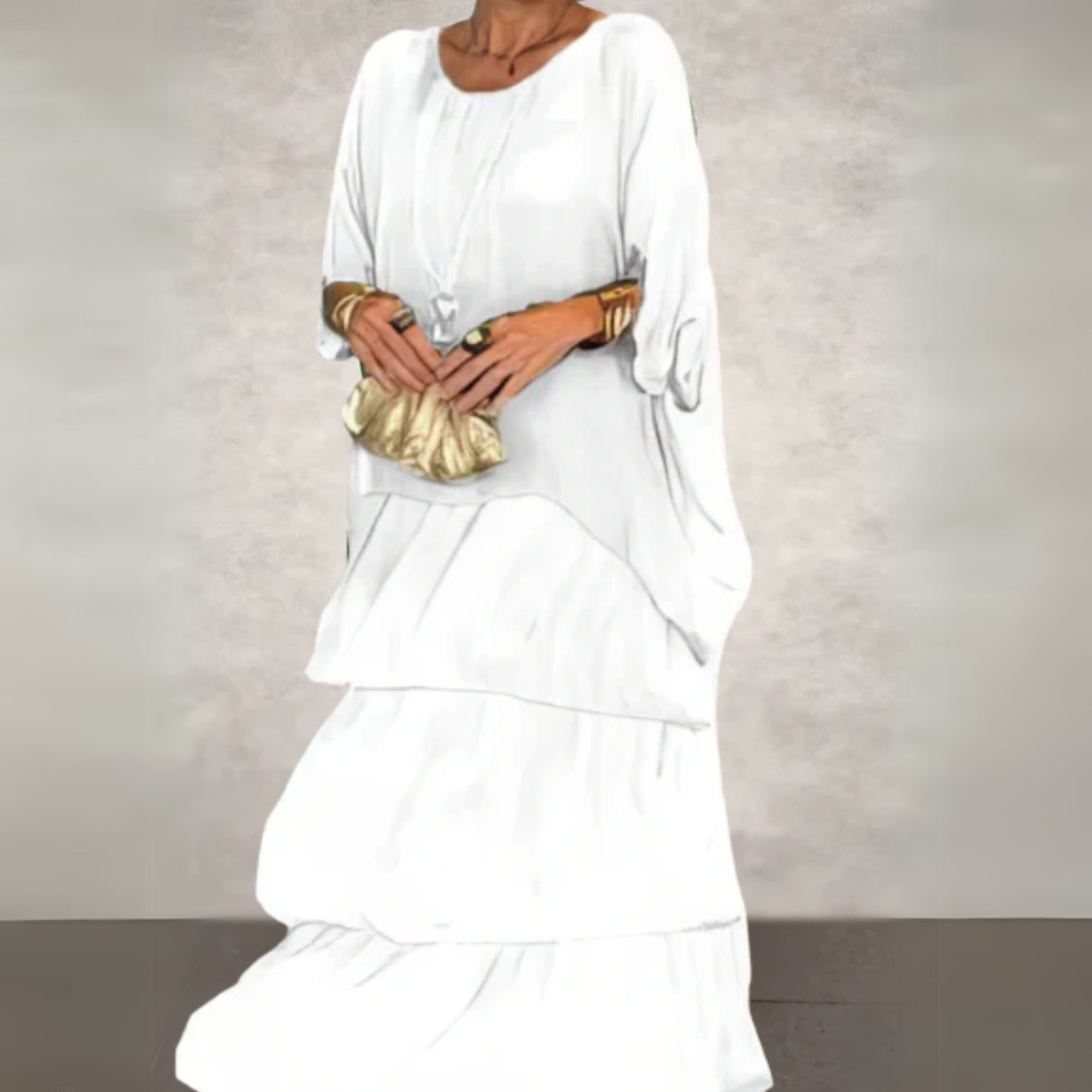 Dames Elegante Lange Maxi Jurk