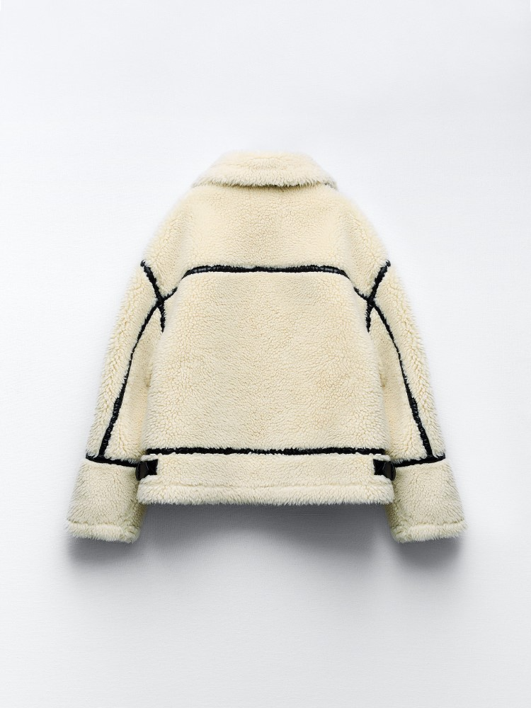 Claire Jacket | Dames Winter Shearling Jas met Rits