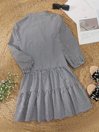 Dames Mini Jurk Ruitpatroon