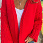 Wendey Vest | Gebreide Lange Mouwen Vest