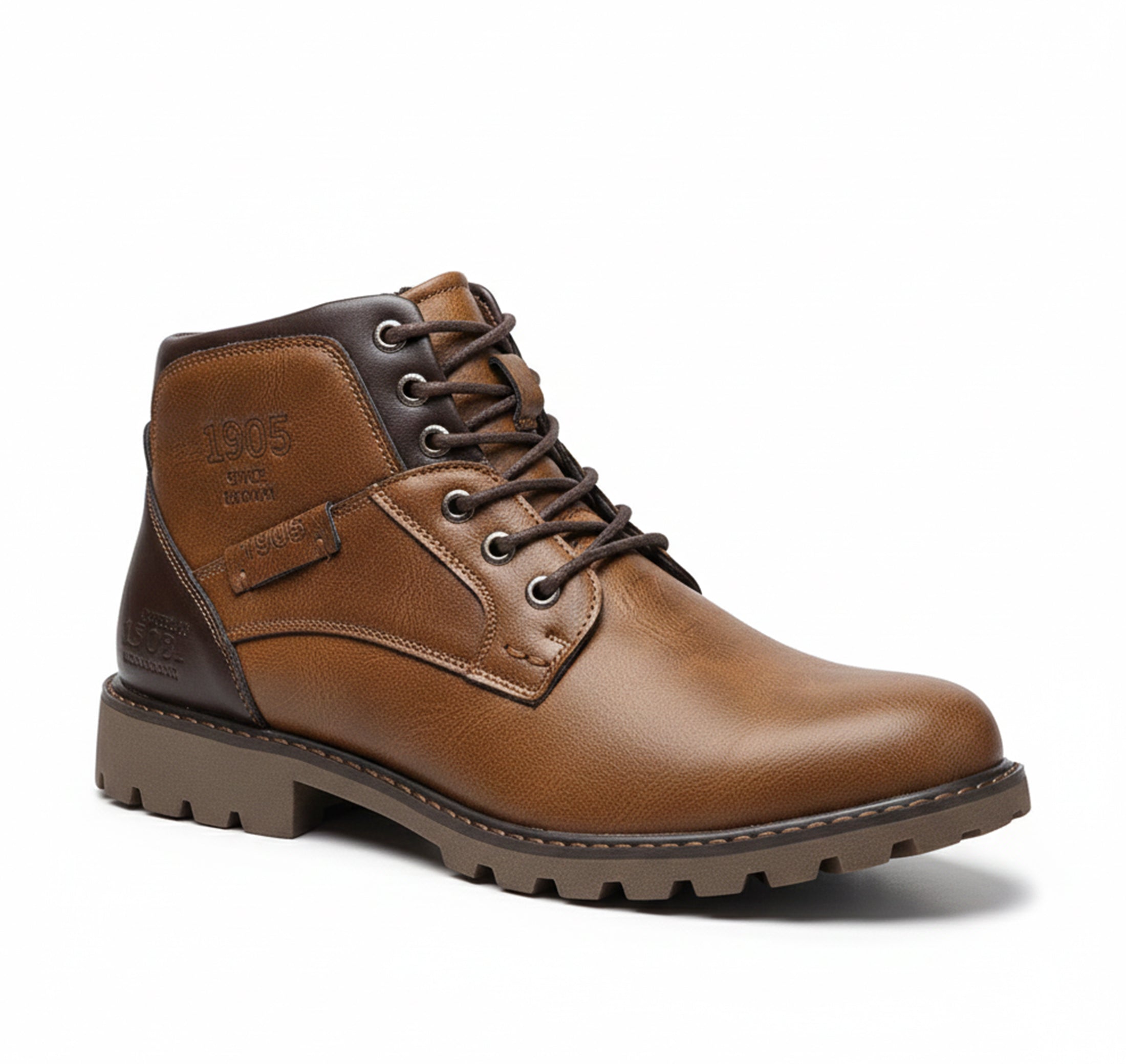 Heren Halfhoge Warme Laarzen Retro Stijl