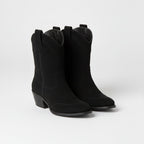 Dames Veter Enkelboots met Blokhak
