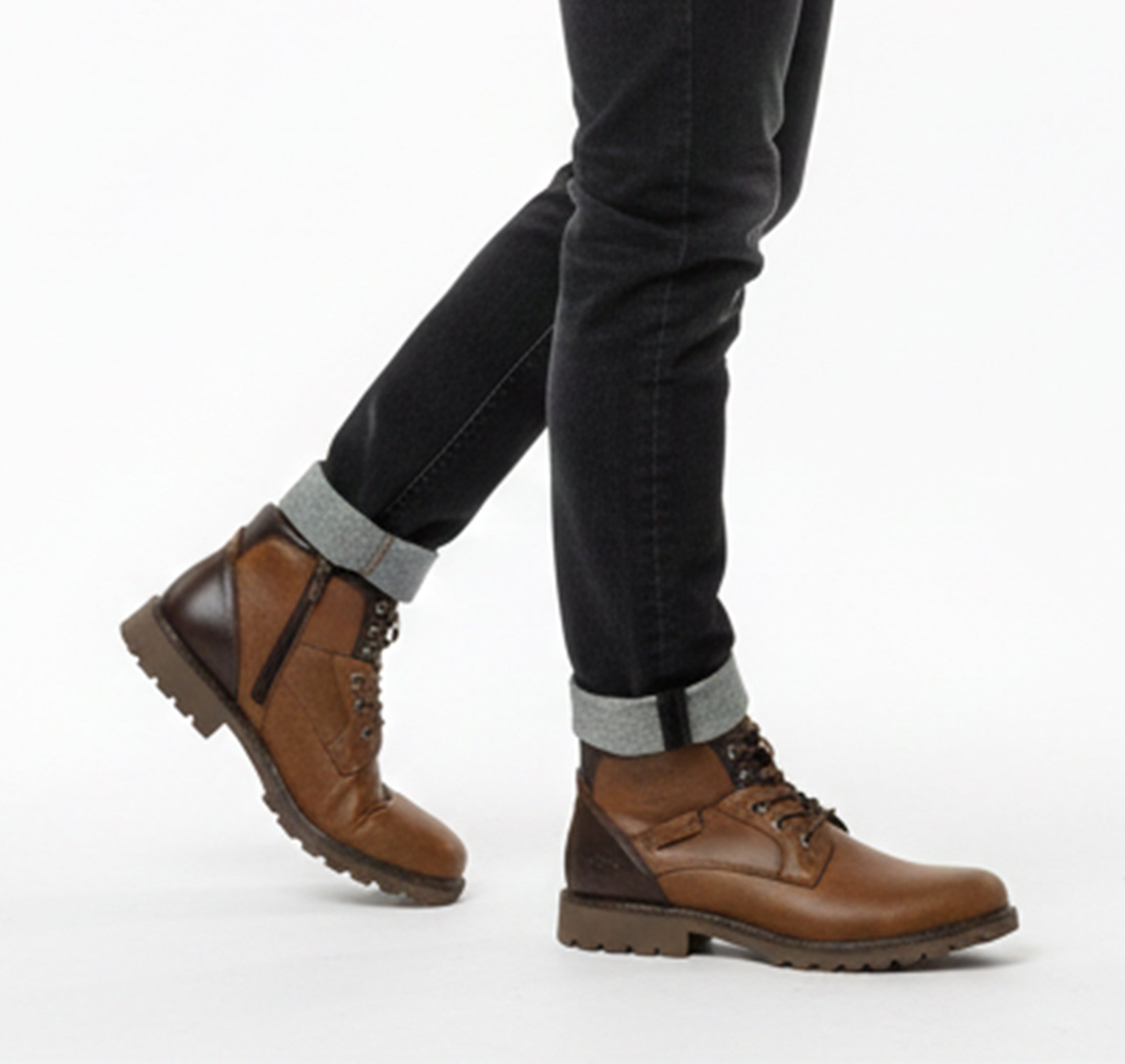 Heren Halfhoge Warme Laarzen Retro Stijl