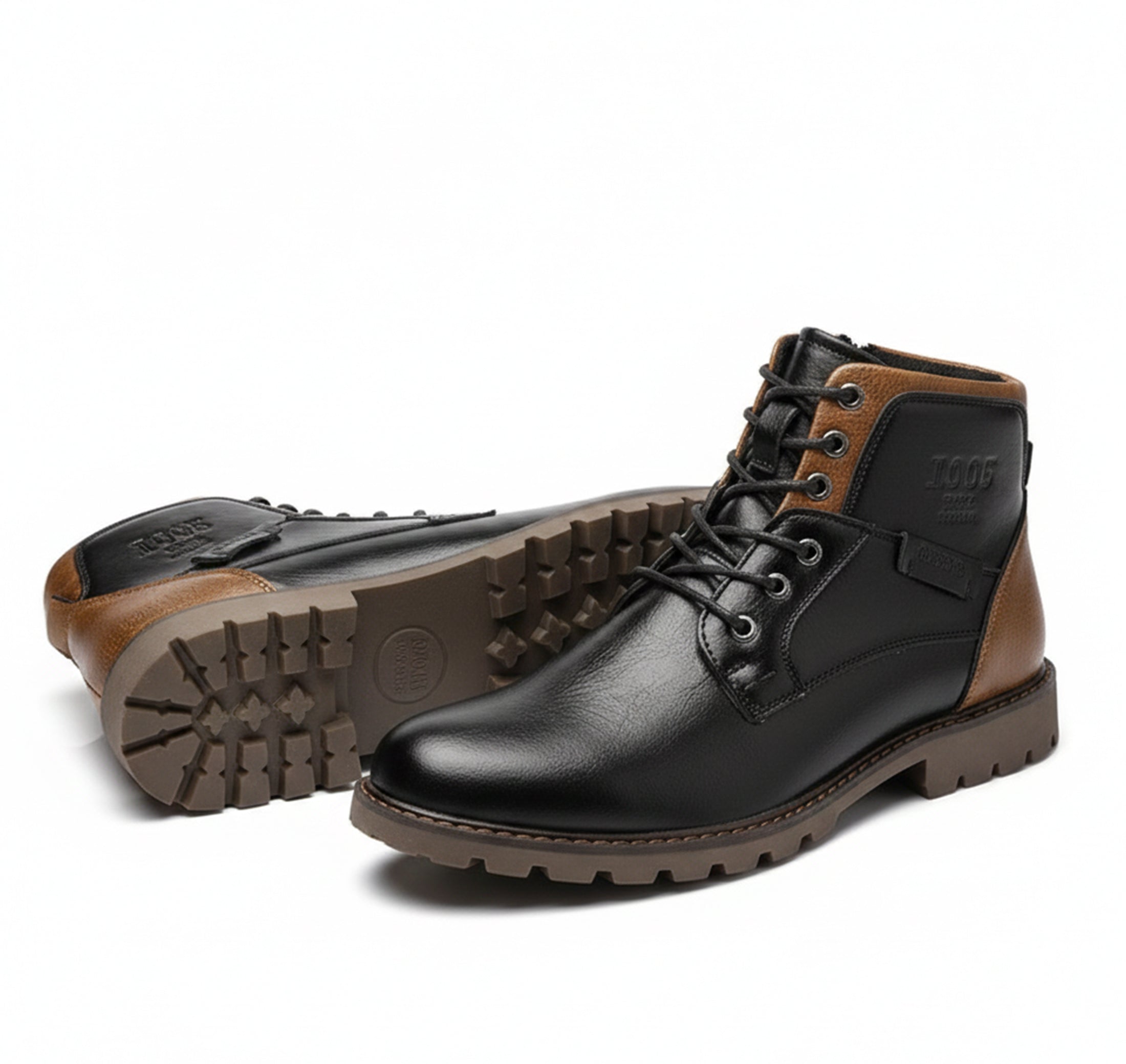 Heren Halfhoge Warme Laarzen Retro Stijl