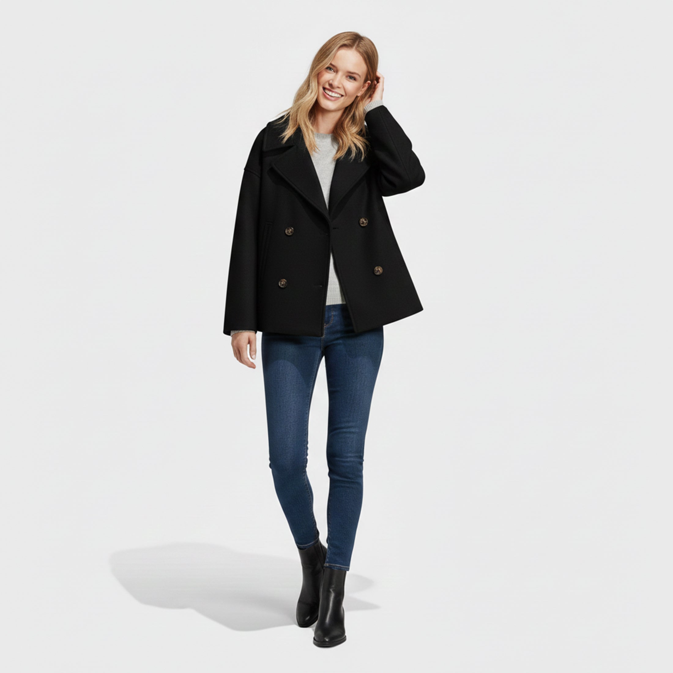 Women's Padded Zip-Up Bomber Jacket