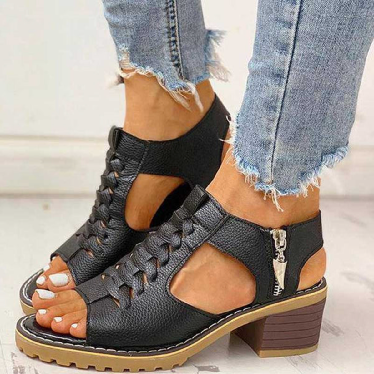 Dames Verstelbare Comfort Sandalen