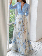 Dames Maxi Jurk met Bloemenprint