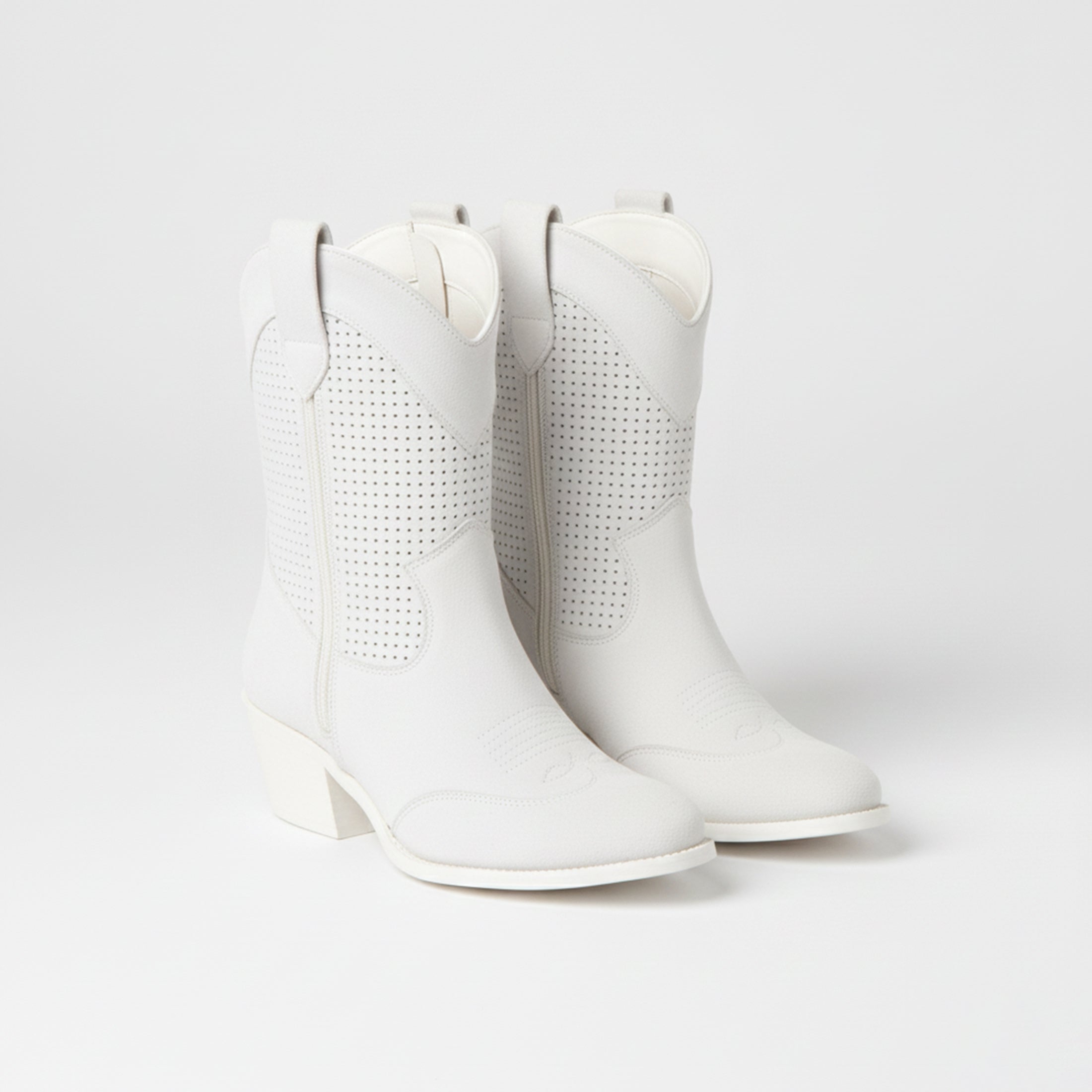 Women's Lace-Up Ankle Boots with Block Heel