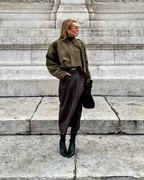 Dames Elegante Damesjas met Suède Look Montarello