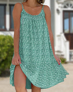 Dames Mini Jurk met Camisole Bloemenprint