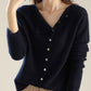 Willianne Vest | Losse Crewneck Knopen Vest