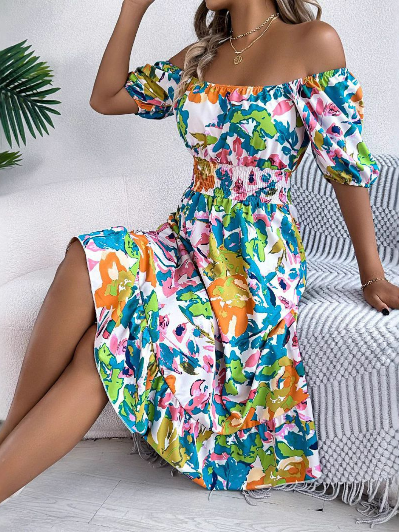 Women's Bohemian Mini Dress